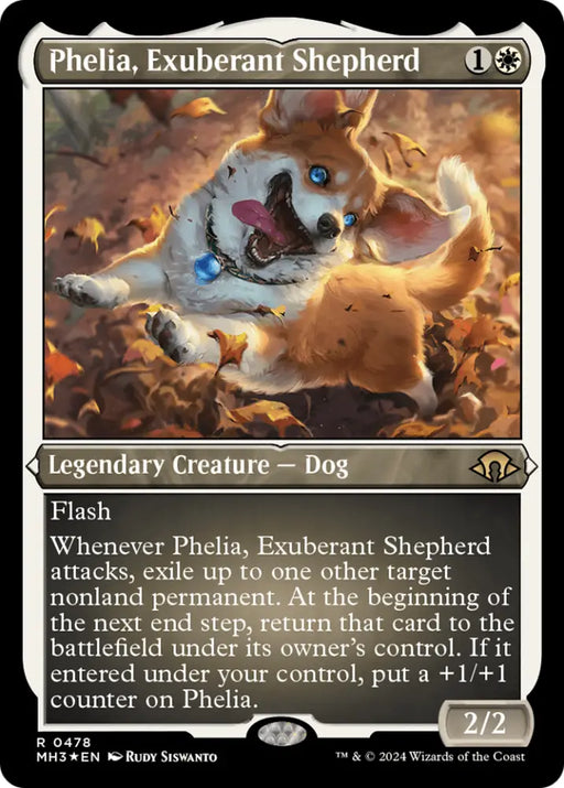 Phelia Exuberant Shepherd (Foil Etched) [Modern Horizons 3] - MTG Single