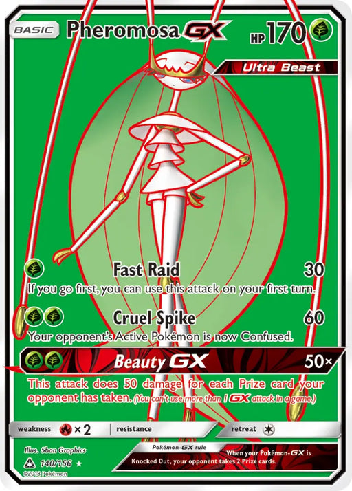 Pheromosa GX (140/156) [Sun & Moon: Ultra Prism] - Pokemon Single
