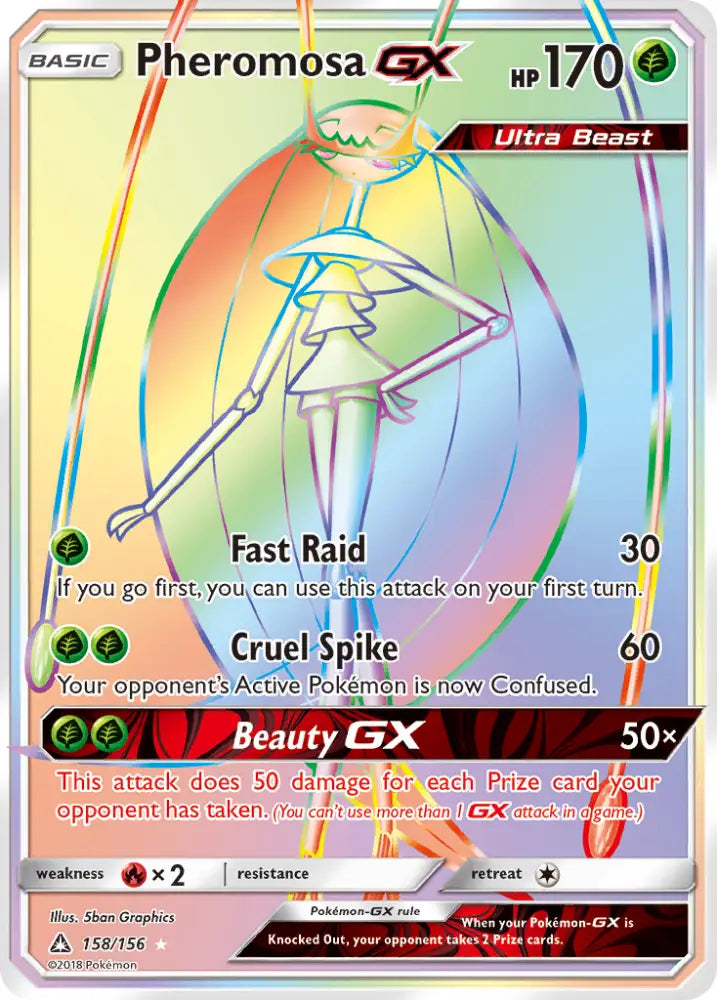 Pheromosa GX (158/156) [Sun & Moon: Ultra Prism] - Pokemon Single