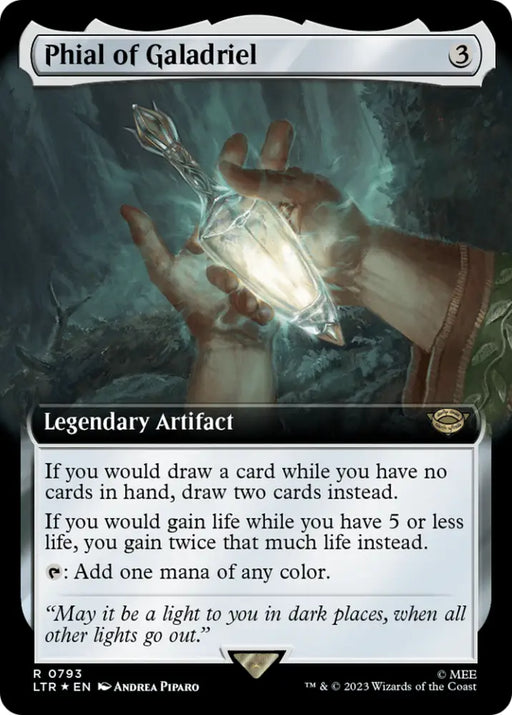 Phial of Galadriel (Extended Art) (Surge Foil) [The Lord of the Rings: Tales of Middle-Earth] - MTG Single