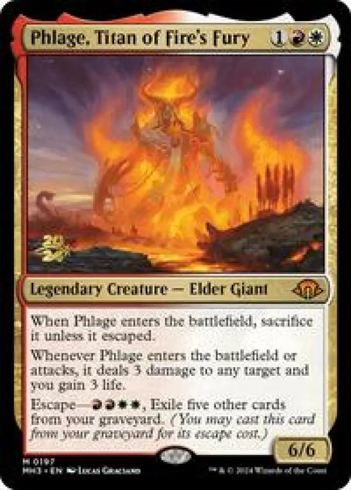 Phlage, Titan of Fire's Fury (197) [Prerelease Cards]