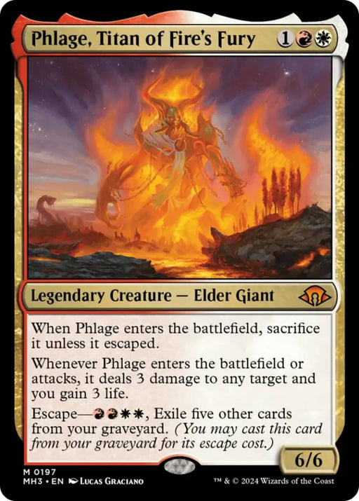 Phlage Titan of Fire’s Fury [Modern Horizons 3] - MTG Single