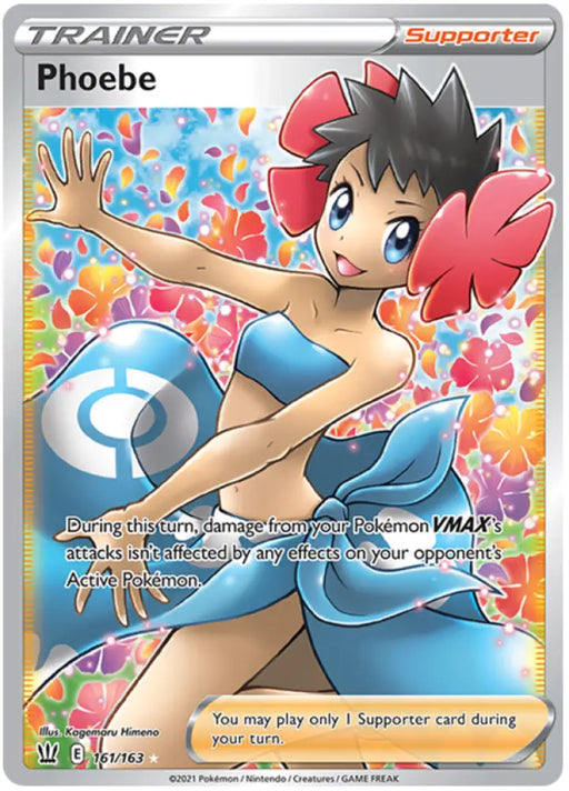 Phoebe (161/163) [Sword & Shield: Battle Styles] - Pokemon Single