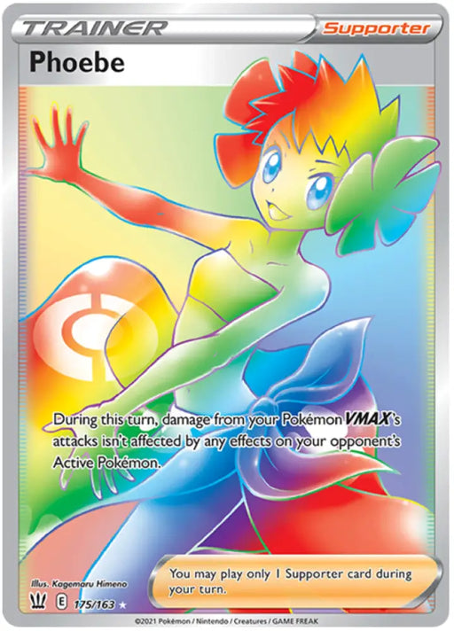 Phoebe (175/163) [Sword & Shield: Battle Styles] - Pokemon Single