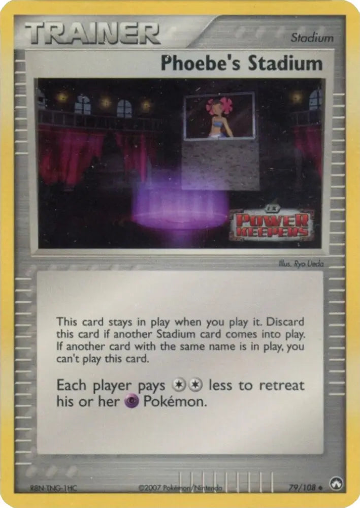 Phoebe’s Stadium (79/108) (Stamped) [EX: Power Keepers] - Pokemon Single