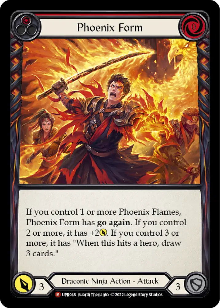 Phoenix Form [Uprising] Rainbow Foil - Flesh And Blood Single