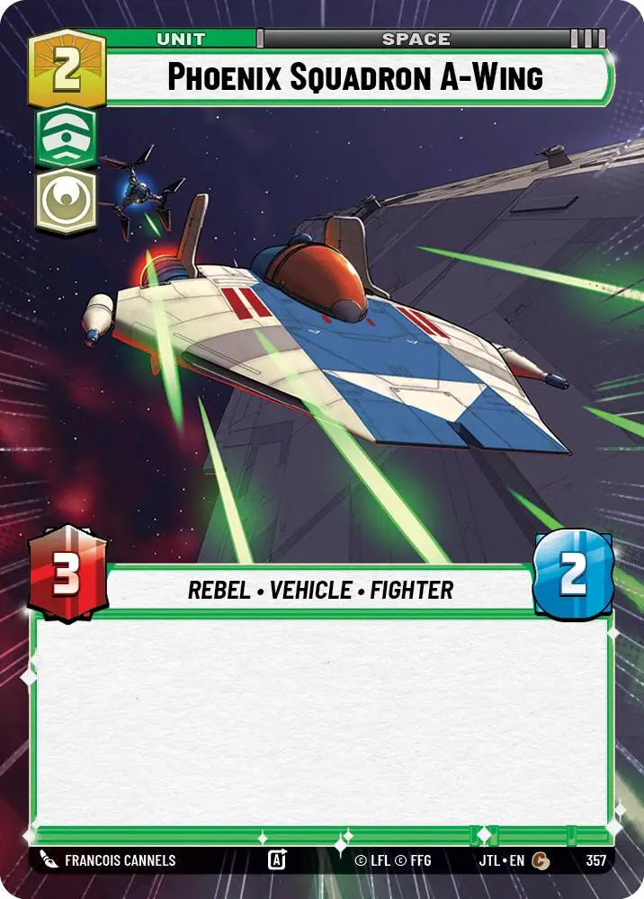 Phoenix Squadron A-Wing (Hyperspace) (357) [Jump to Lightspeed] - Star Wars: Unlimited Single