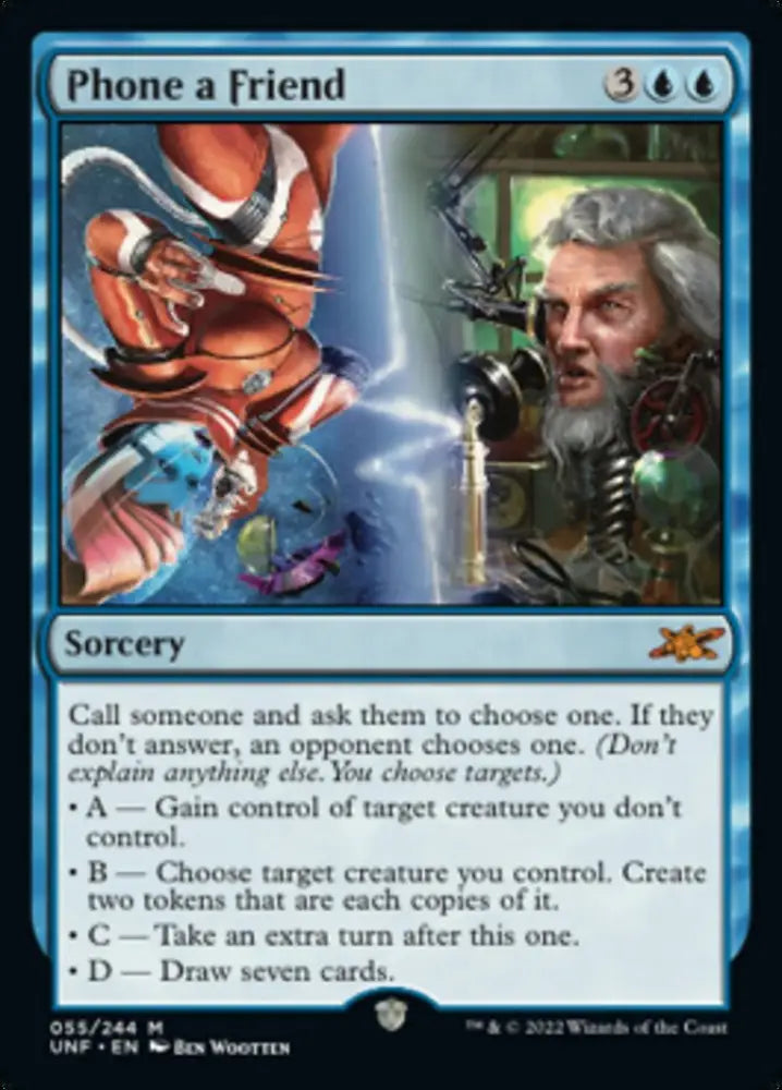 Phone a Friend [Unfinity] - MTG Single