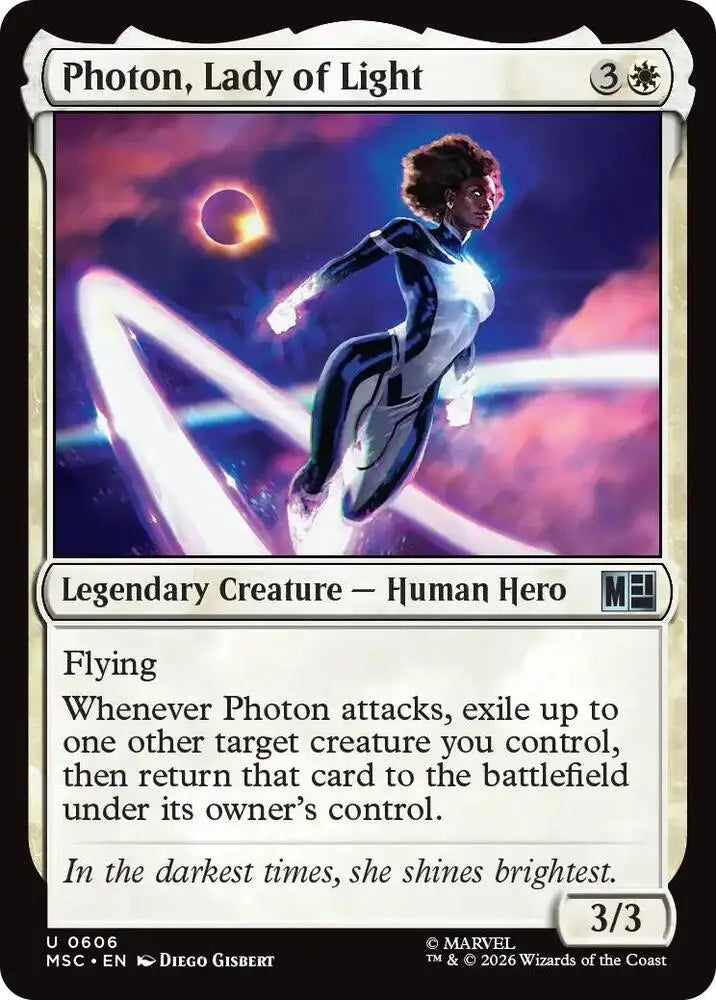 Photon, Lady of Light (606) [Marvel Super Heroes Commander]
