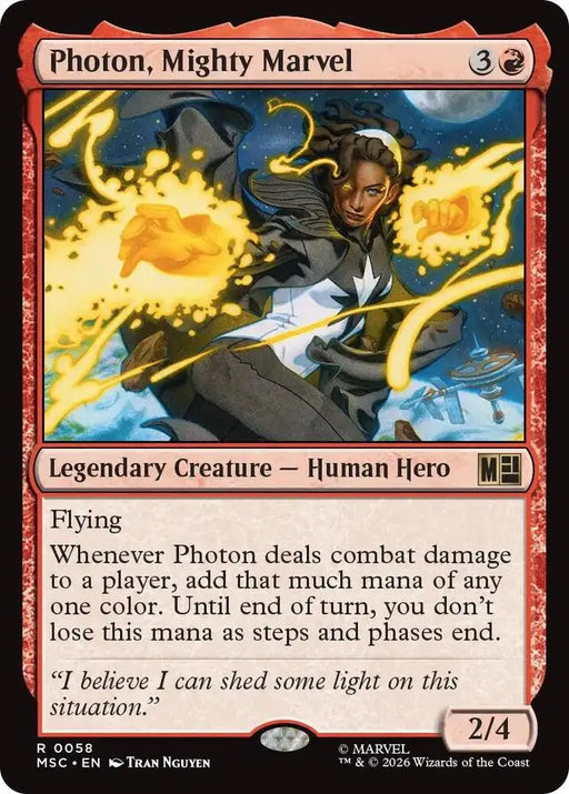 Photon, Mighty Marvel (58) [Marvel Super Heroes Commander]