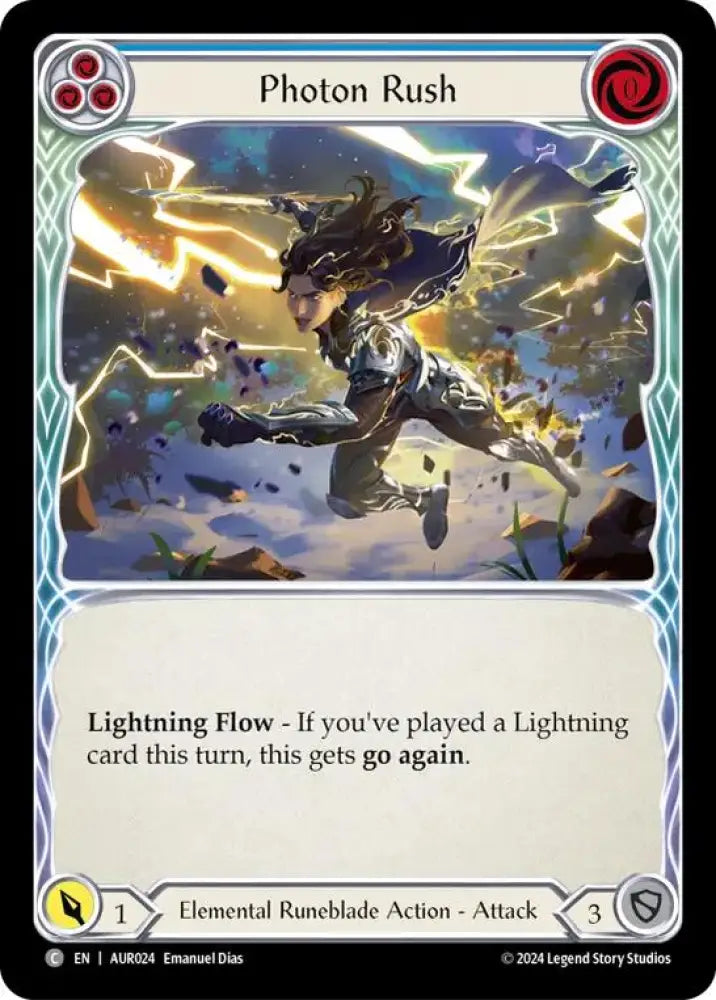 Photon Rush (Blue) [1st Strike] - Flesh And Blood Single