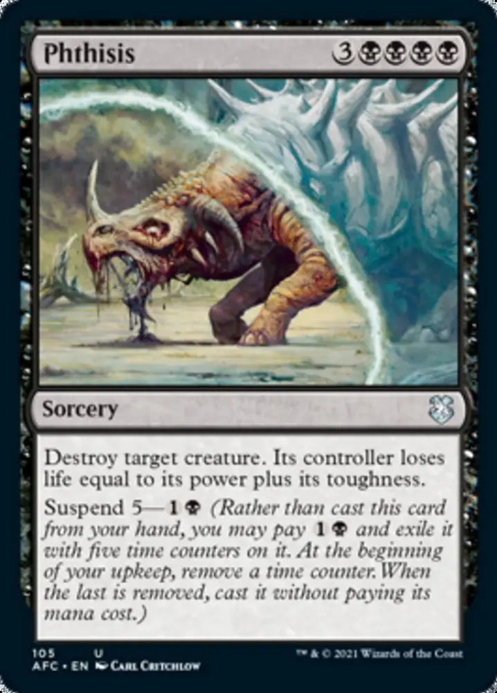 Phthisis [Dungeons & Dragons: Adventures in the Forgotten Realms Commander] - MTG Single