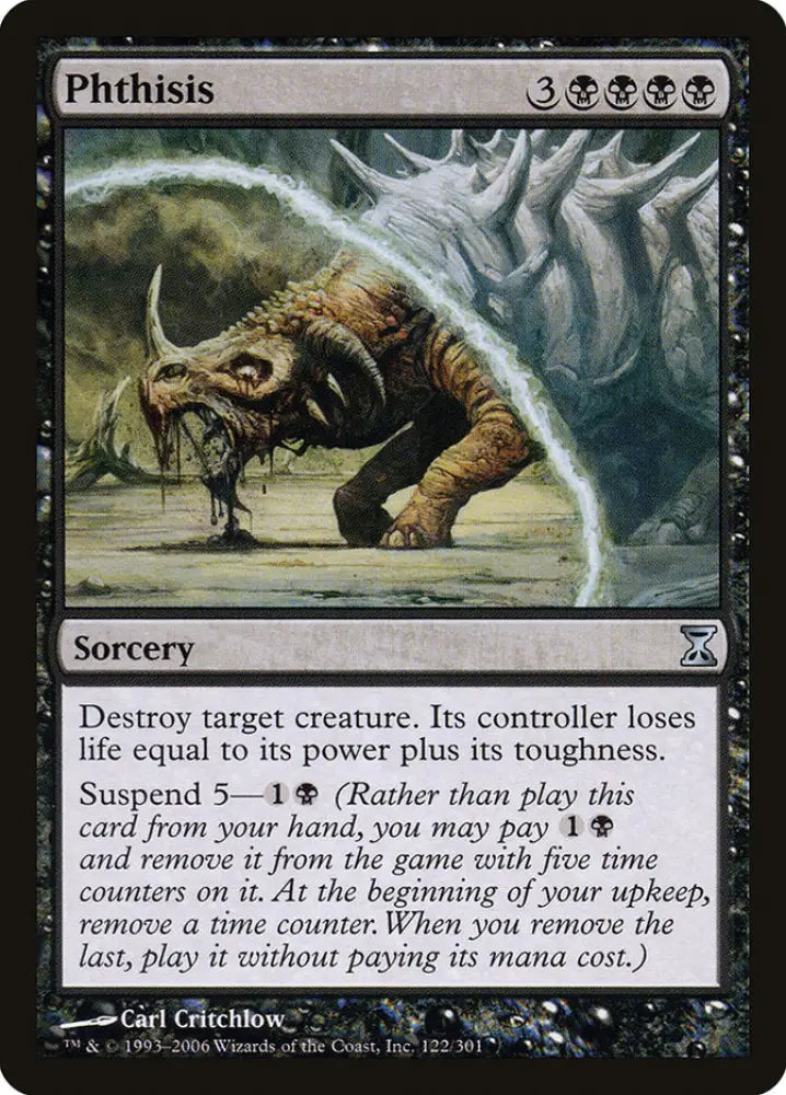 Phthisis [Time Spiral] - MTG Single