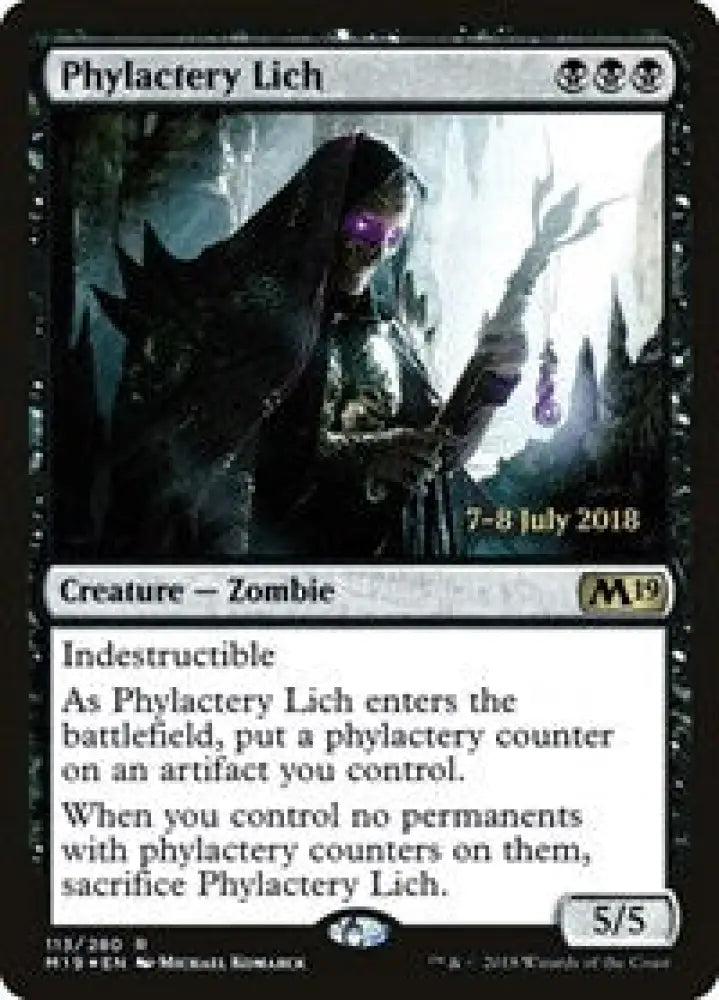 Phylactery Lich (113) [Prerelease Cards]