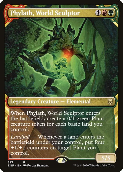 Phylath World Sculptor (Showcase) [Zendikar Rising] - MTG Single