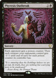 Phyresis Outbreak [Phyrexia: All Will Be One Commander] - MTG Single
