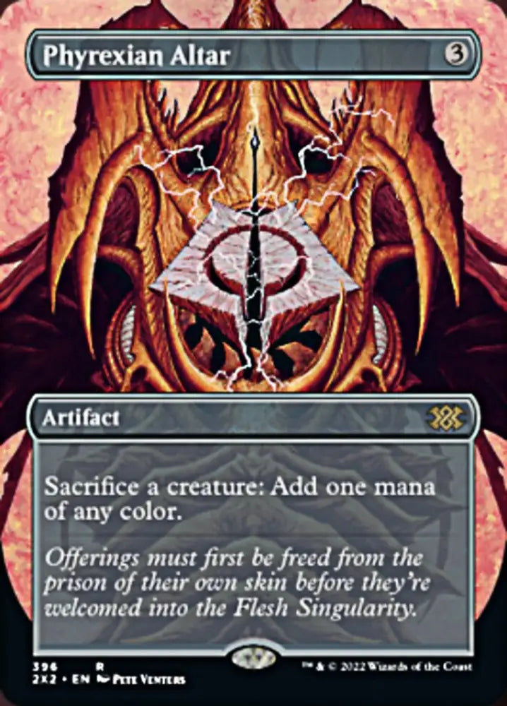 Phyrexian Altar (Borderless Alternate Art) [Double Masters 2022] - MTG Single
