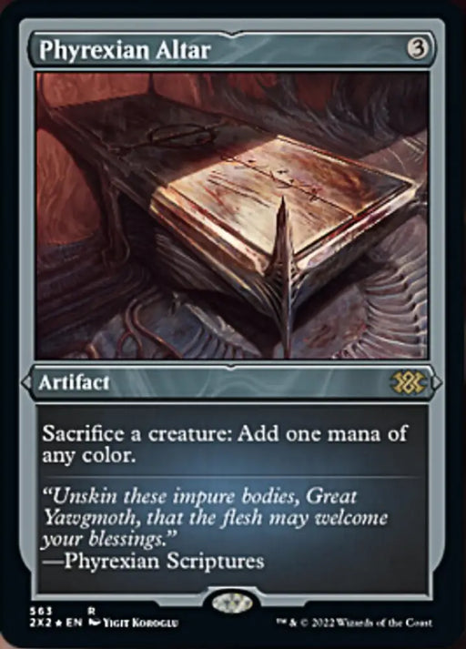 Phyrexian Altar (Foil Etched) [Double Masters 2022] - MTG Single