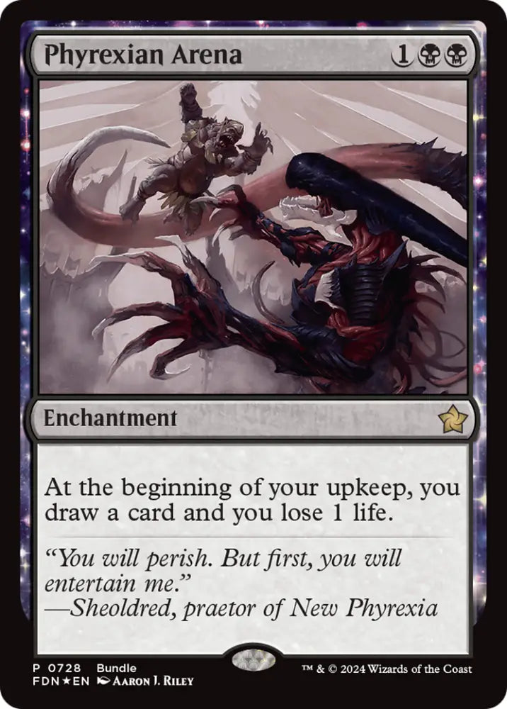 Phyrexian Arena (Bundle) [Foundations Promos] - MTG Single