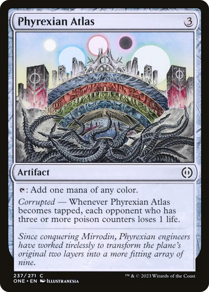 Phyrexian Atlas [Phyrexia: All Will Be One] - MTG Single