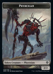 Phyrexian // Dragon Double-Sided Token [Dominaria United Tokens] - MTG Single