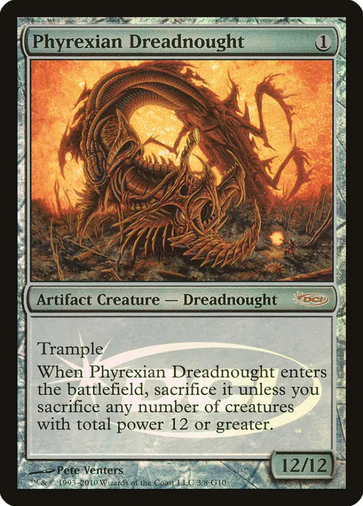 Phyrexian Dreadnought [Judge Gift Cards 2010] - MTG Single
