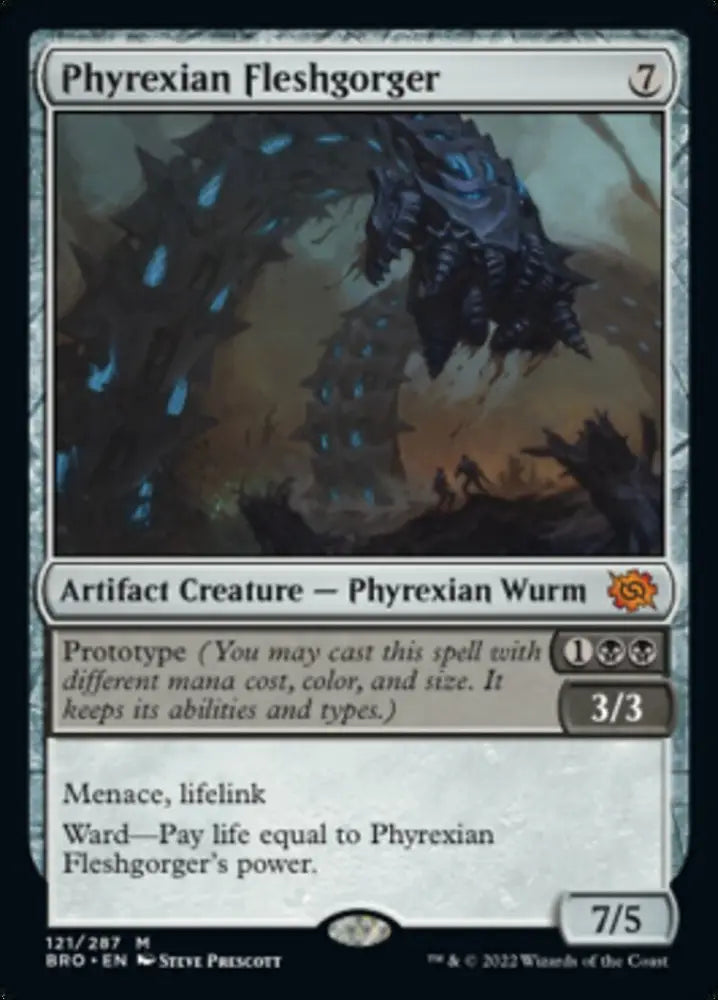 Phyrexian Fleshgorger (Promo Pack) [The Brothers’ War Promos] - MTG Single