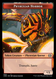 Phyrexian Horror Token (004) [Phyrexia: All Will Be One Tokens] - MTG Single