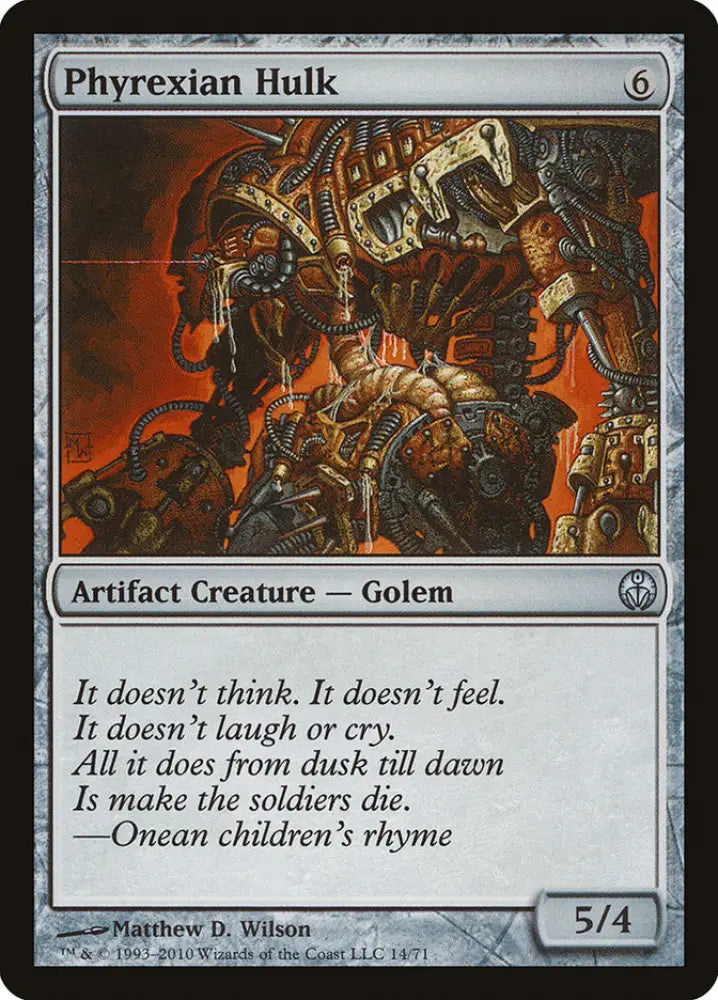 Phyrexian Hulk [Duel Decks: Phyrexia vs. the Coalition] - MTG Single
