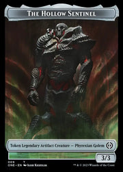 Phyrexian Mite (011) // The Hollow Sentinel Double-Sided Token [Phyrexia: All Will Be One Tokens] - MTG Single