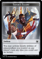 Phyrexian Myr // Teferi’s Talent Emblem Double-Sided Token [March of the Machine Tokens] - MTG Single