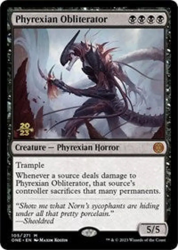 Phyrexian Obliterator (105) [Prerelease Cards]