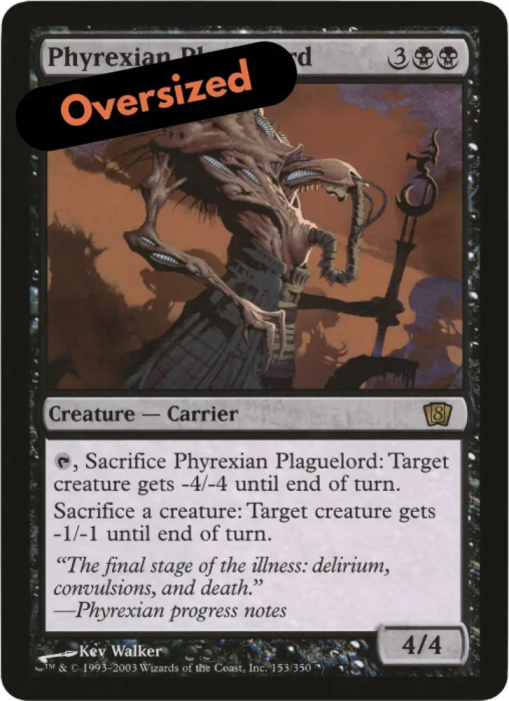Phyrexian Plaguelord (Oversized) [Eighth Edition Box Topper] - MTG Single