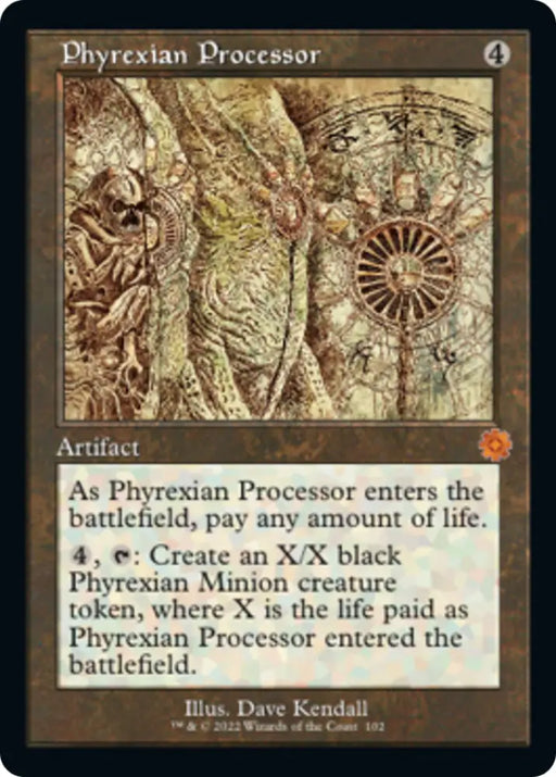 Phyrexian Processor (Retro Schematic) [The Brothers’ War Retro Artifacts] - MTG Single