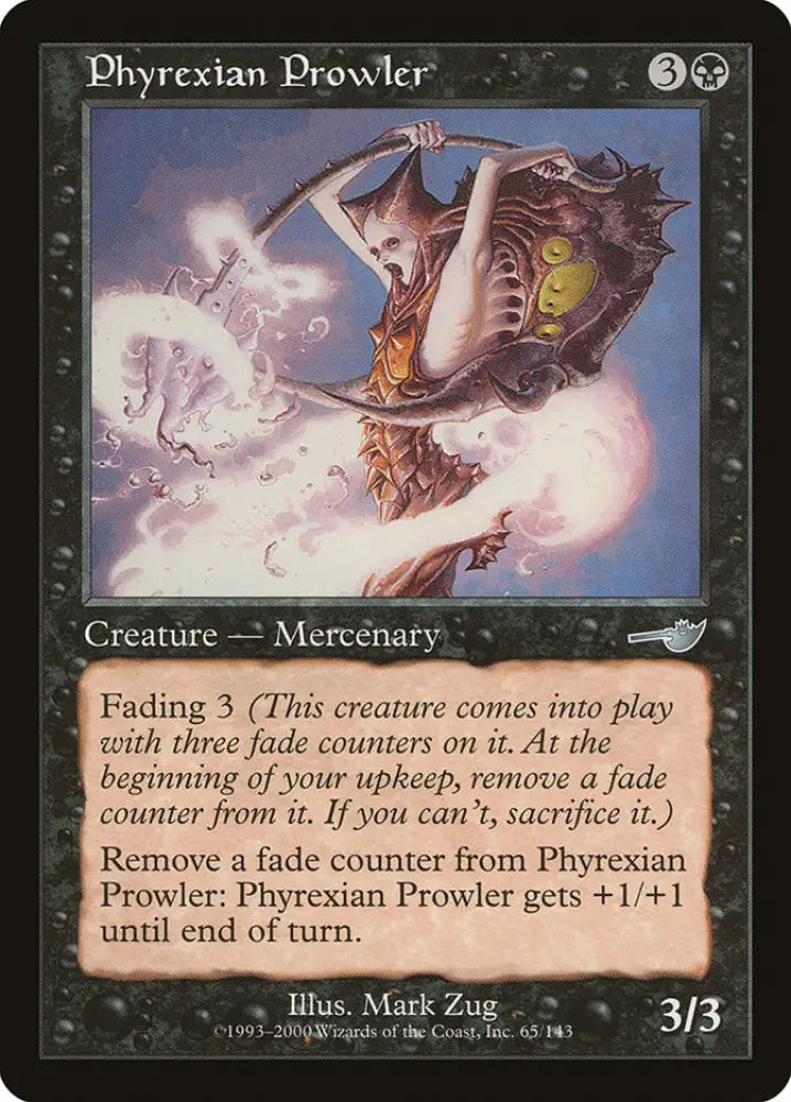 Phyrexian Prowler [Nemesis] - MTG Single