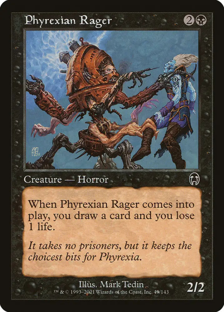Phyrexian Rager [Apocalypse] - MTG Single