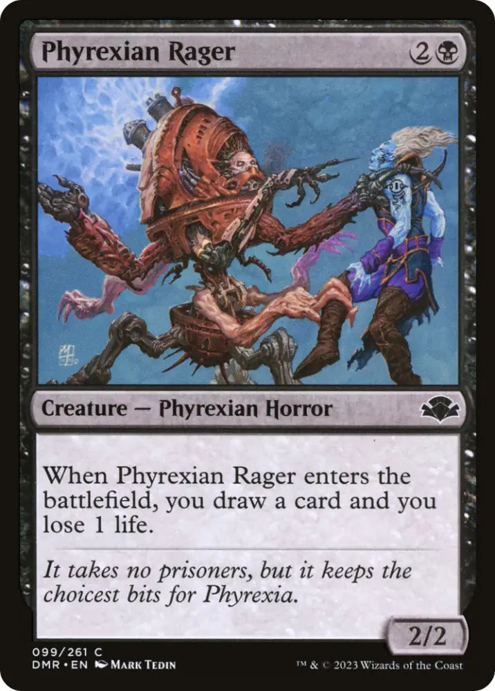 Phyrexian Rager [Dominaria Remastered] - MTG Single