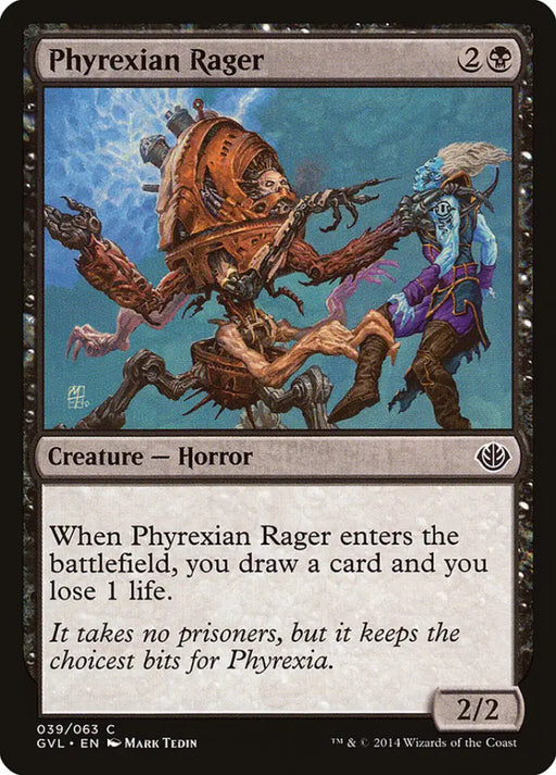 Phyrexian Rager (Garruk vs. Liliana) [Duel Decks Anthology] - MTG Single