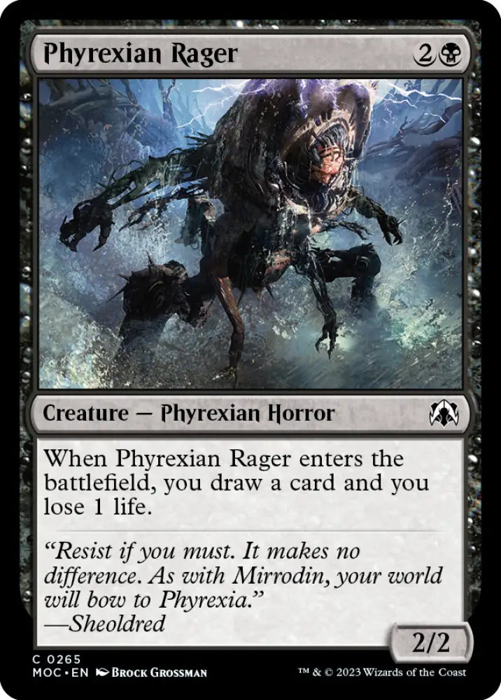 Phyrexian Rager [March of the Machine Commander] - MTG Single