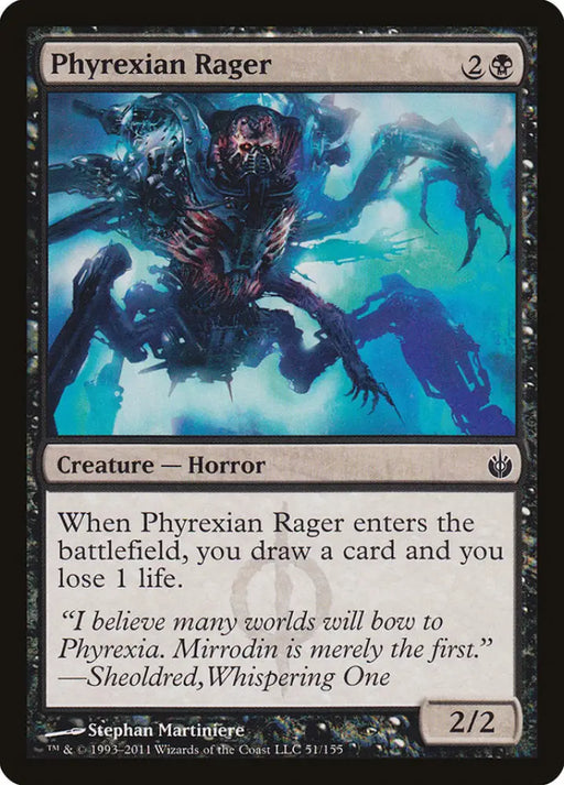 Phyrexian Rager [Mirrodin Besieged] - MTG Single