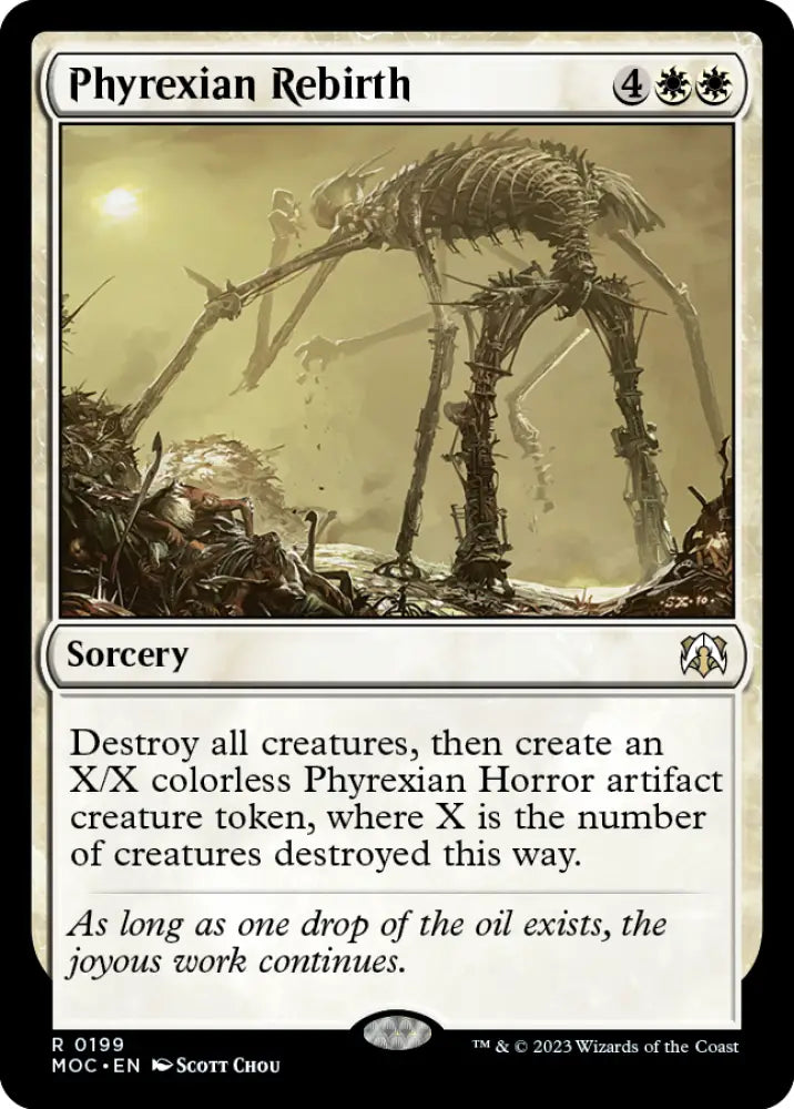 Phyrexian Rebirth [March of the Machine Commander] - MTG Single