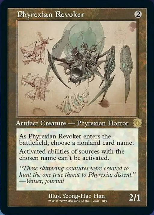 Phyrexian Revoker (Retro Schematic) [The Brothers’ War Retro Artifacts] - MTG Single