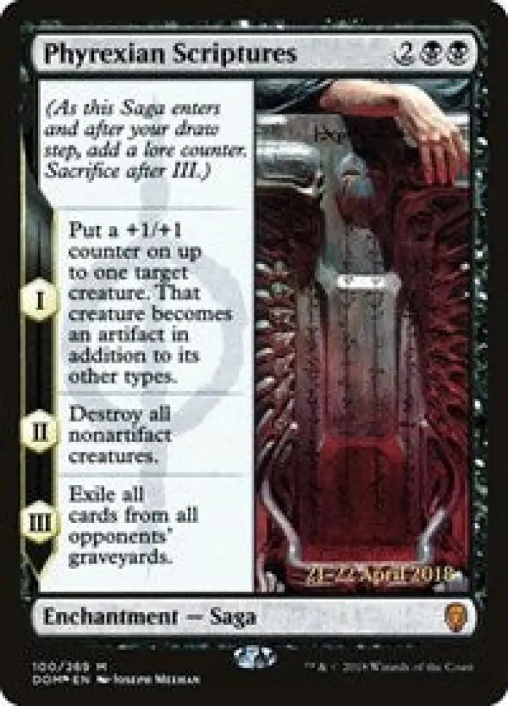 Phyrexian Scriptures (100) [Prerelease Cards]