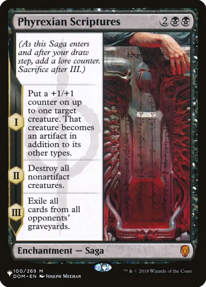 Phyrexian Scriptures [The List] - MTG Single