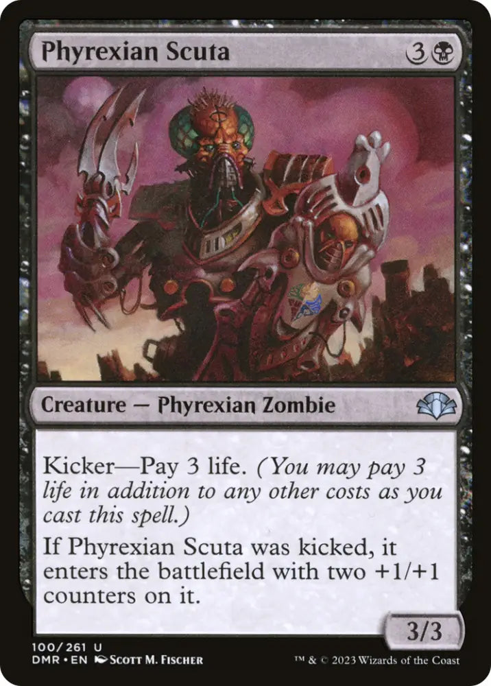 Phyrexian Scuta [Dominaria Remastered] - MTG Single