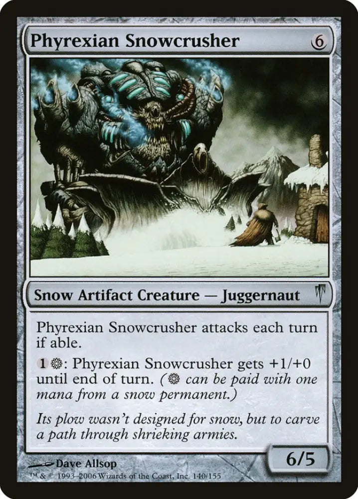 Phyrexian Snowcrusher [Coldsnap] - MTG Single