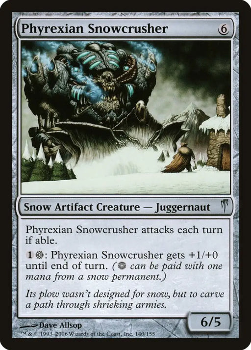 Phyrexian Snowcrusher [Coldsnap] - MTG Single