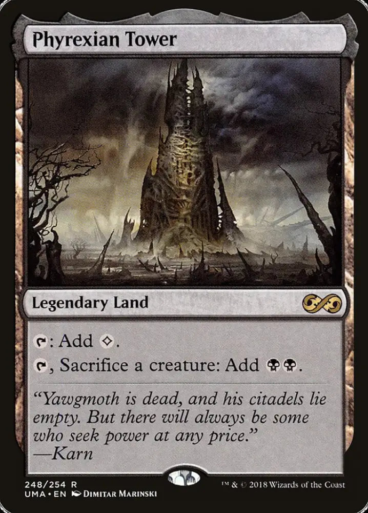 Phyrexian Tower [Ultimate Masters] - MTG Single