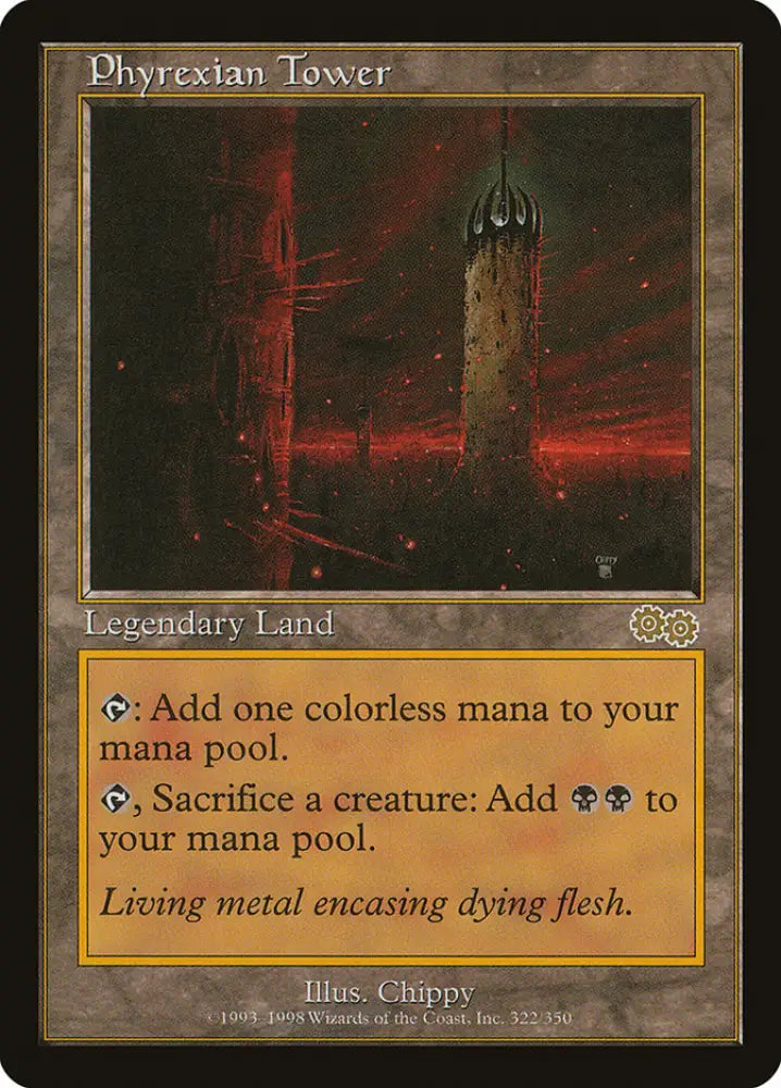 Phyrexian Tower [Urza’s Saga] - MTG Single