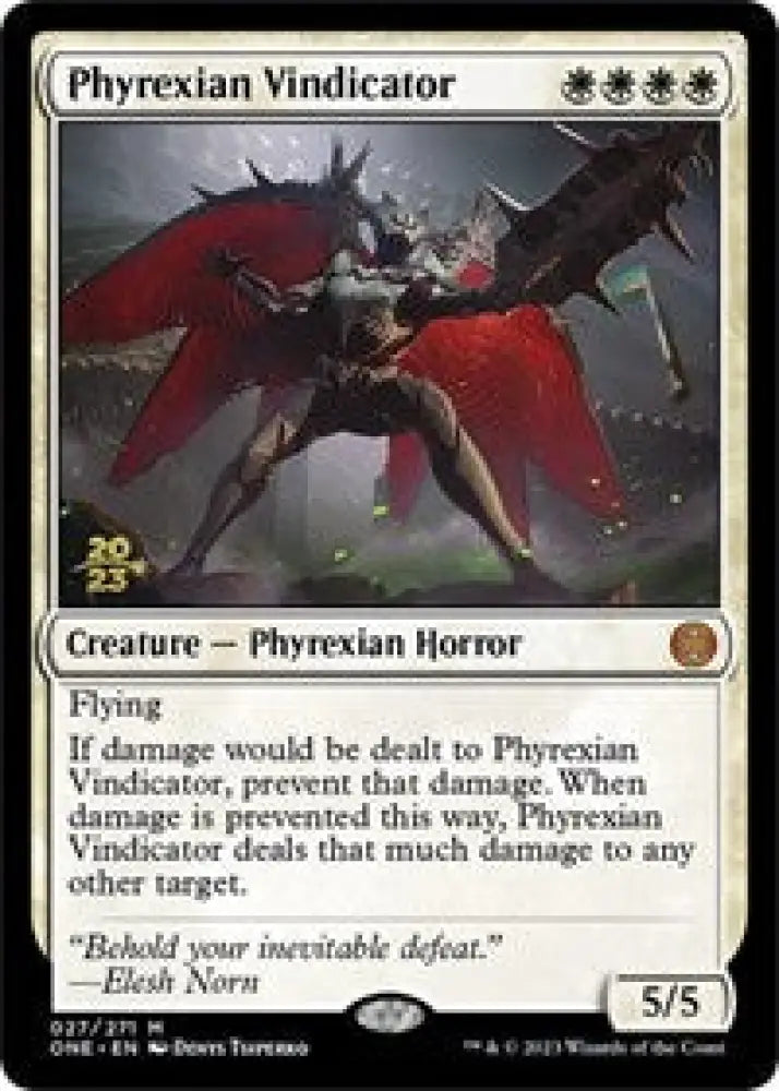 Phyrexian Vindicator (27) [Prerelease Cards]